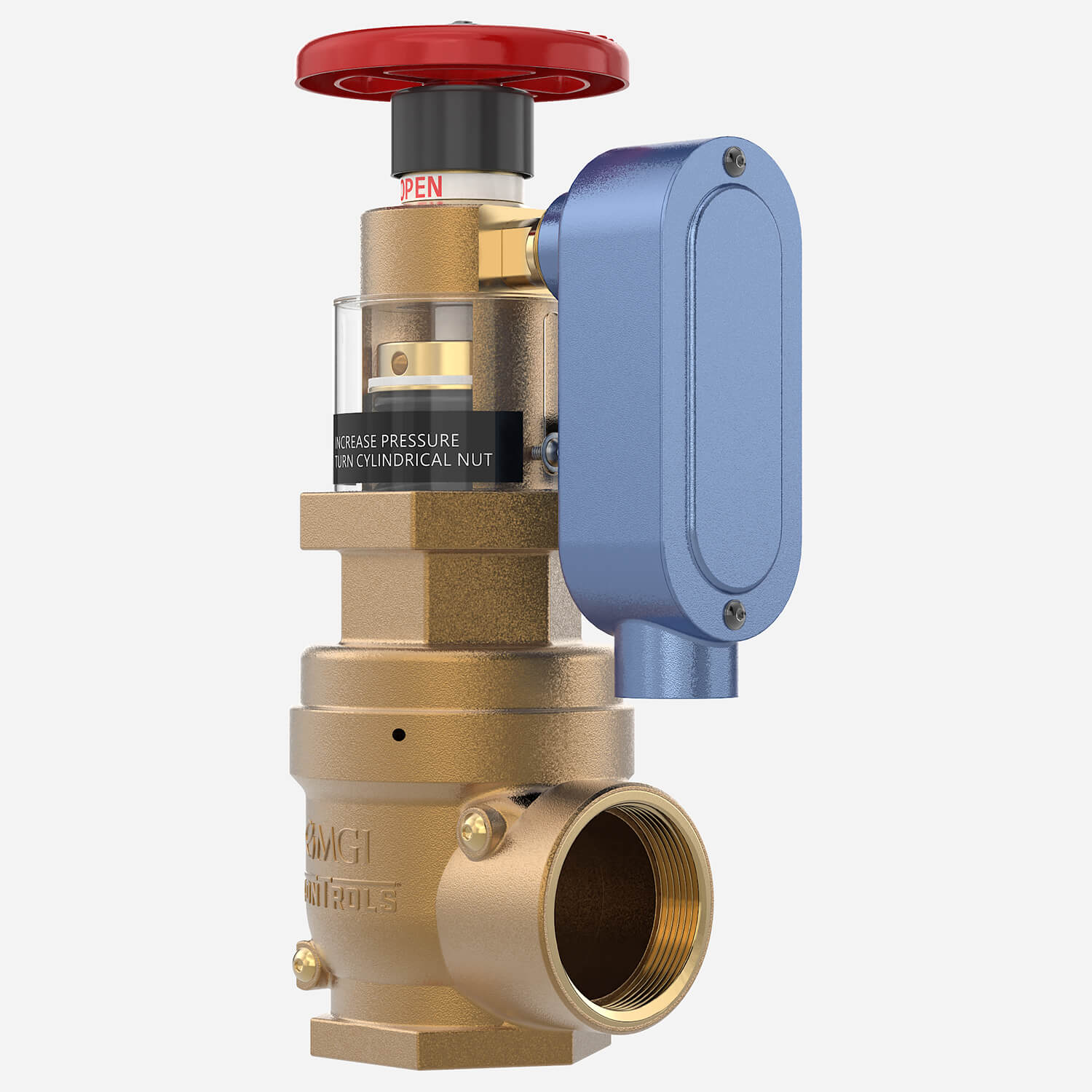 Adjustable Pressure Reducing Reg-U-Matic® Control Valve - Angled Body, 2-1/2" NPT Inlet and Outlet