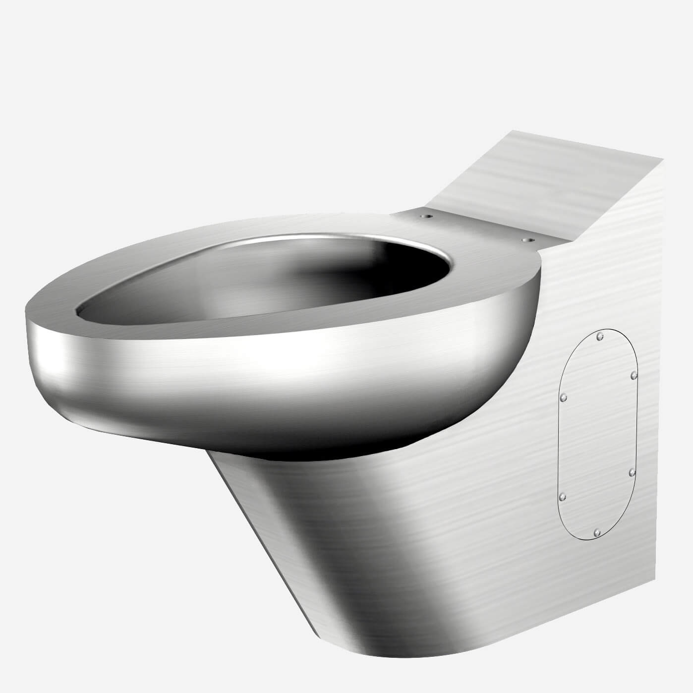 Commercial Stainless Steel Blowout Jet Toilet