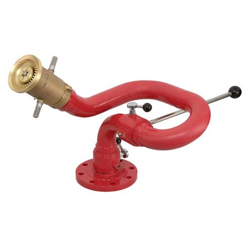 FP10736 Series - 2.5" Waterway, 1250 GPM Brass Tiller Bar Monitor