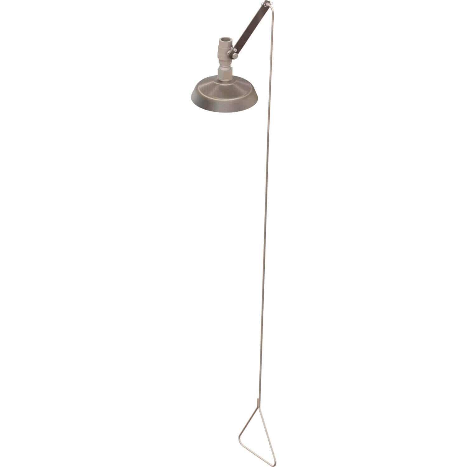 Barrier-Free Stainless Steel Vertical Mount Safety Shower with 60" Pull Rod