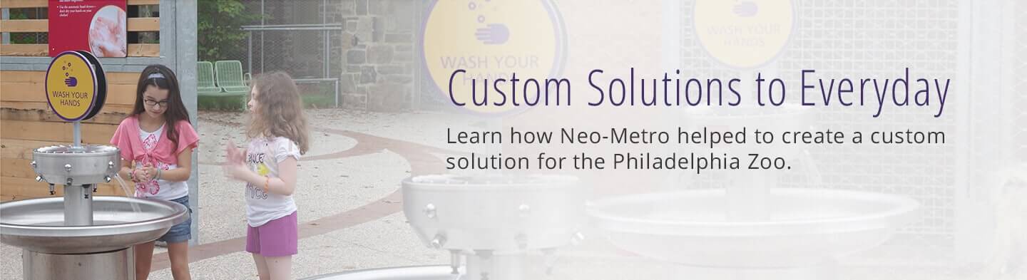 Case Study: Philadelphia Zoo Custom Hand Wash Stations