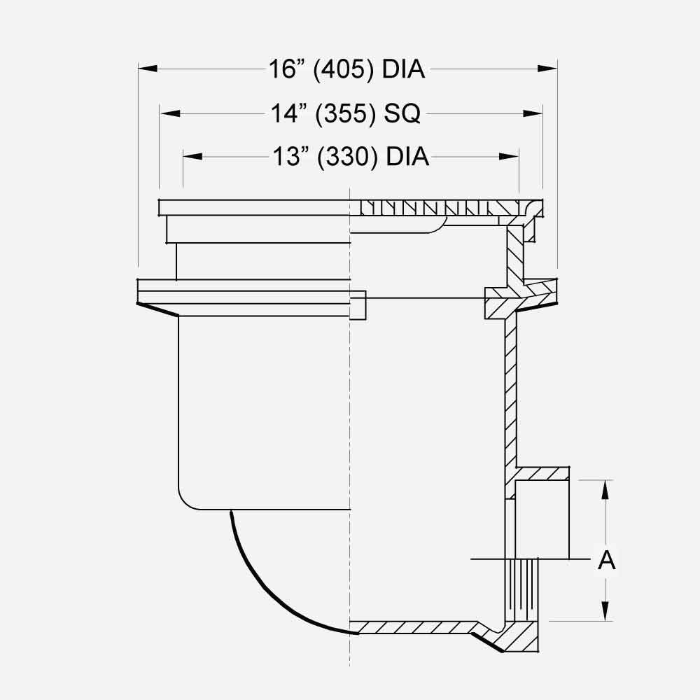 Side Drain Outlet