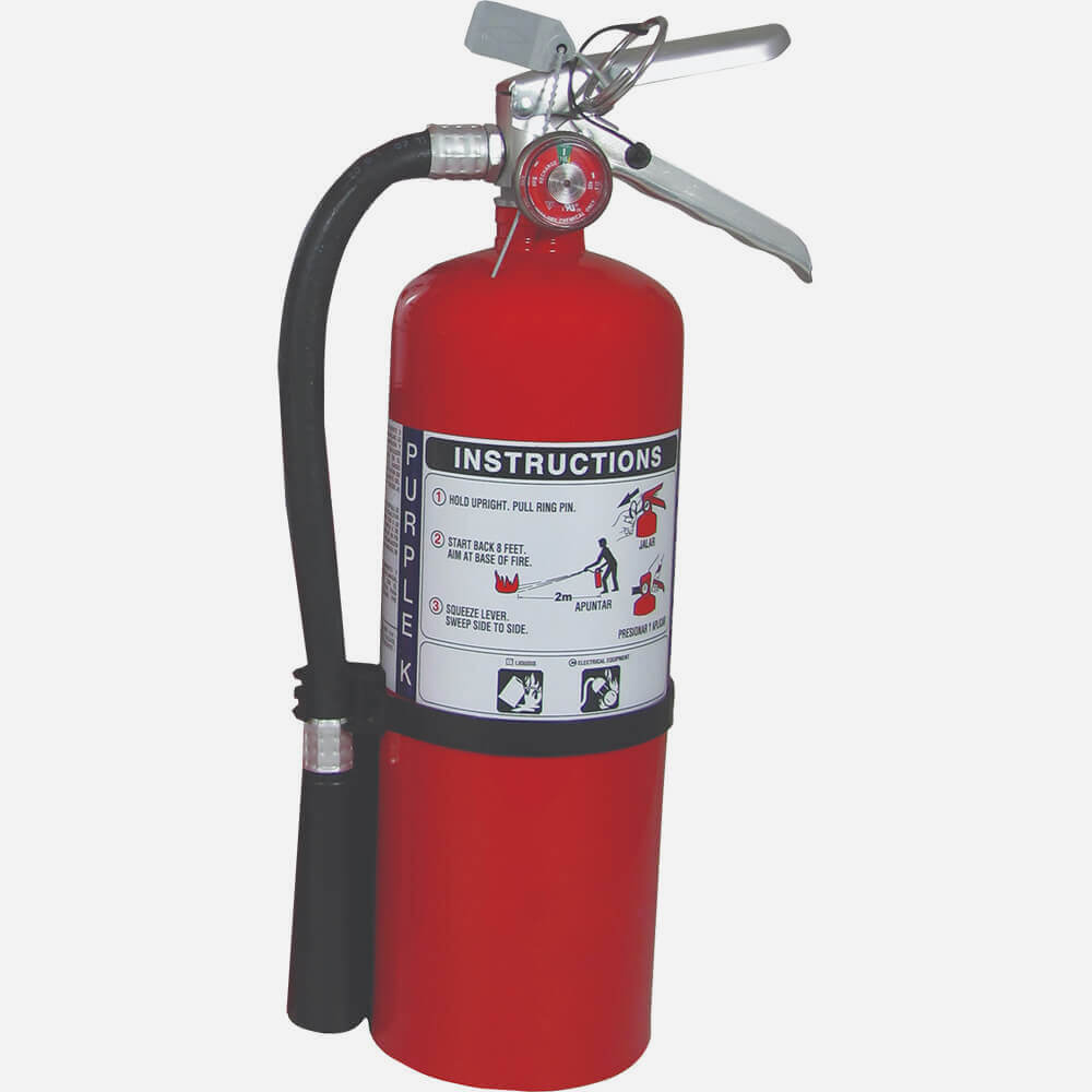 BC Purple K Dry Chemical Portable Fire Extinguisher