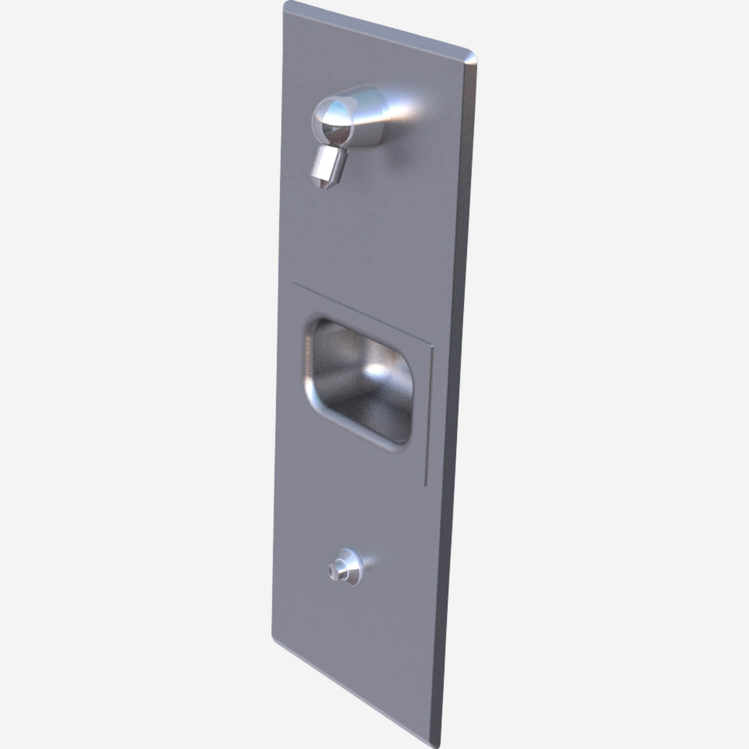 Single-Panel Stainless Steel Security Shower for Rear Mount (Chase) Application