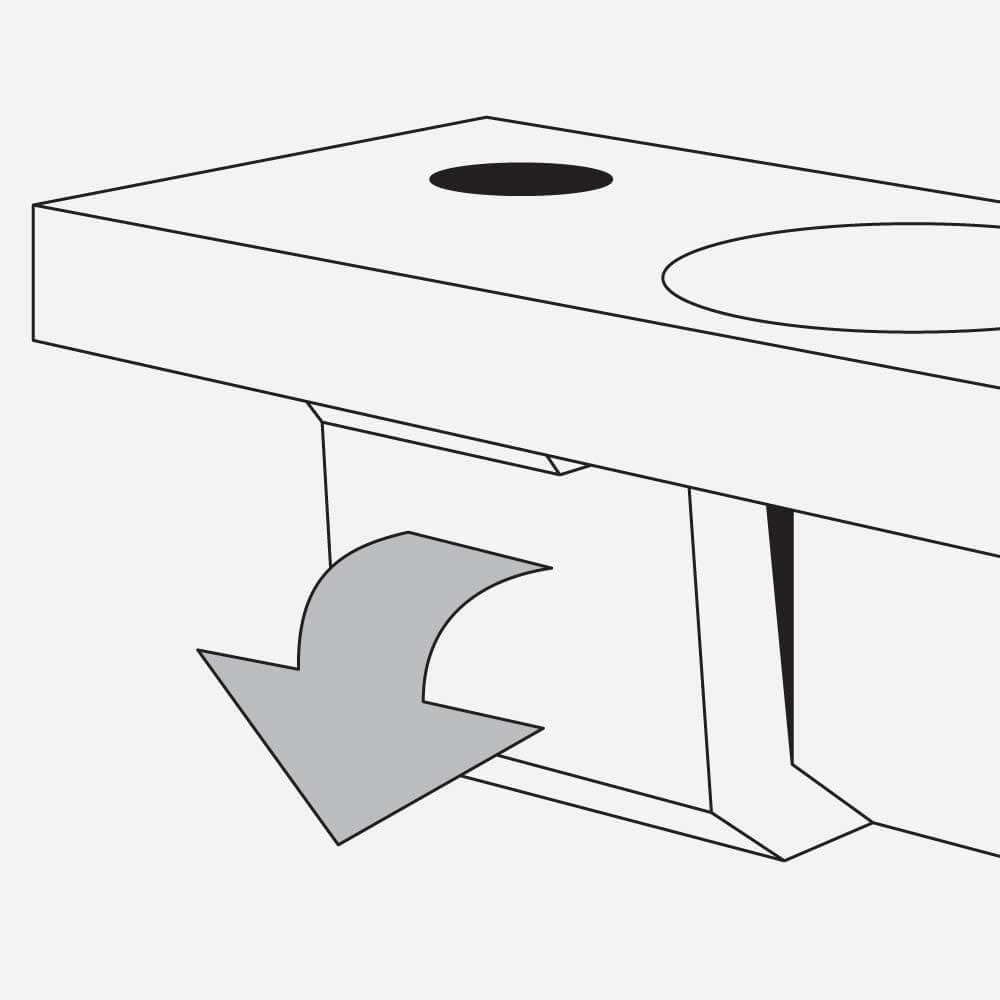 Option: Waste Receptacle, Left