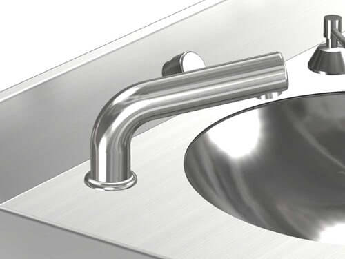 Option: Deck Mounted "L" Spout