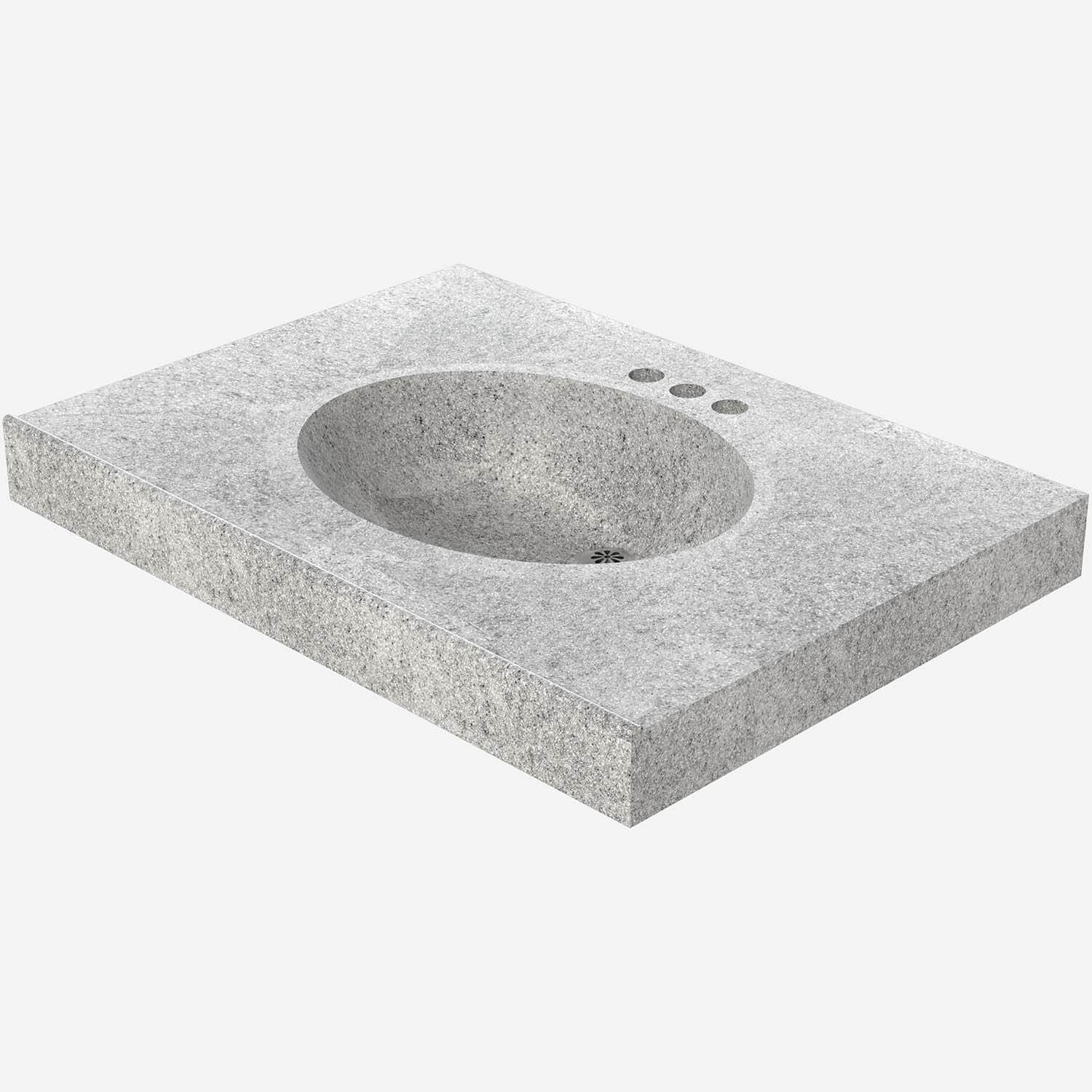 One-Station Solid Surface Countertop with Sink