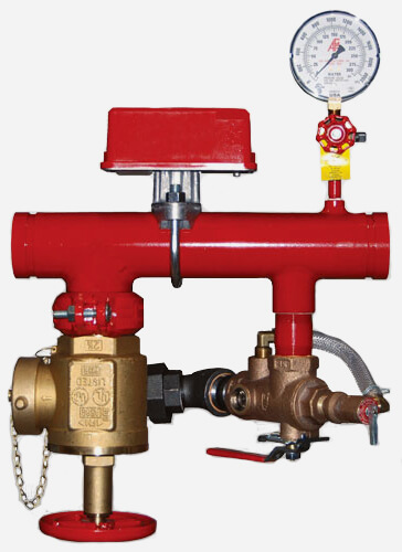 RISER PACK WITH PRESSURE RELIEF AND TEST VALVE FOR PRV