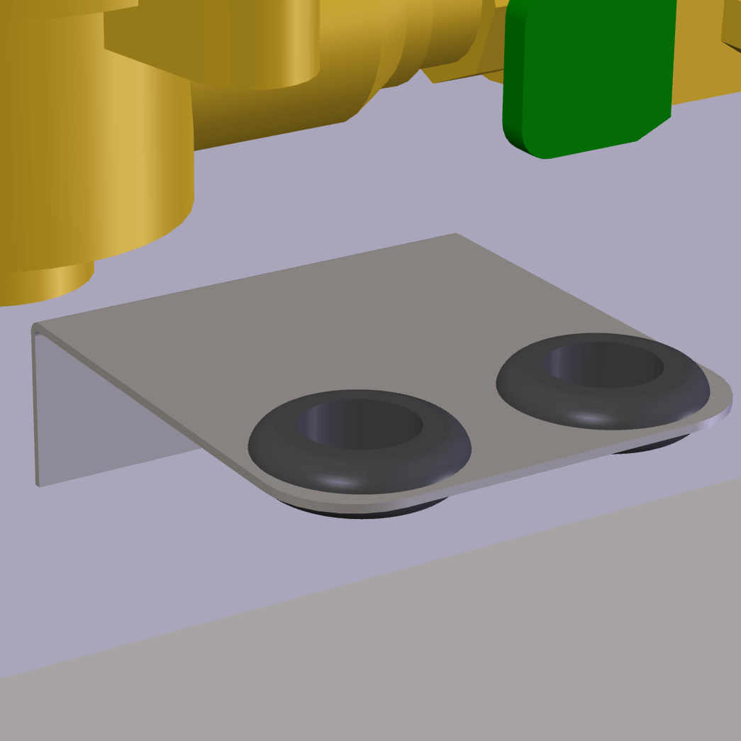 Option: Dual Discharge Hose Bracket