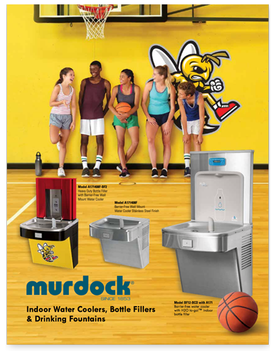personalized indoor water coolers for schools