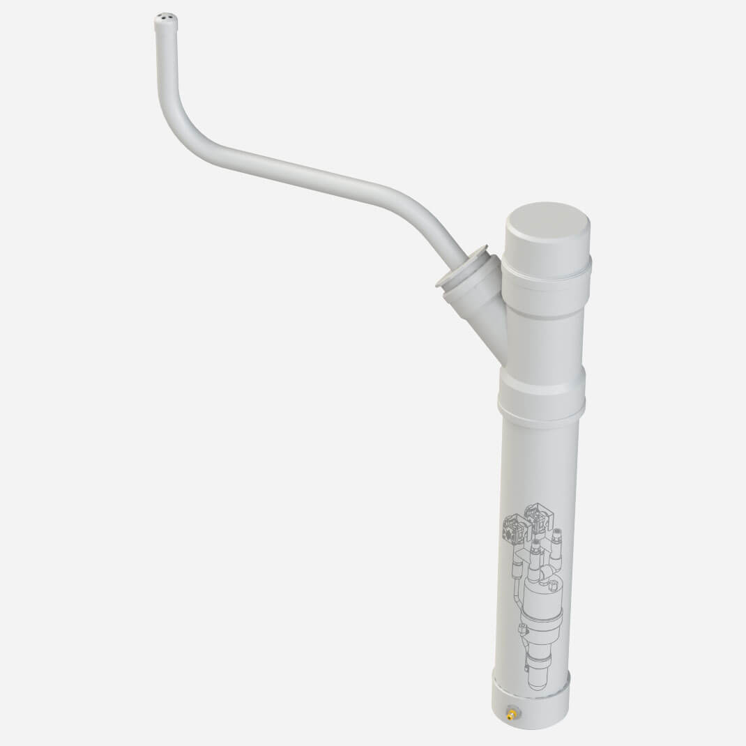 Option: SafeWater® Non-Pollutable, Freeze Resistant Drinking Fountain, Two Station