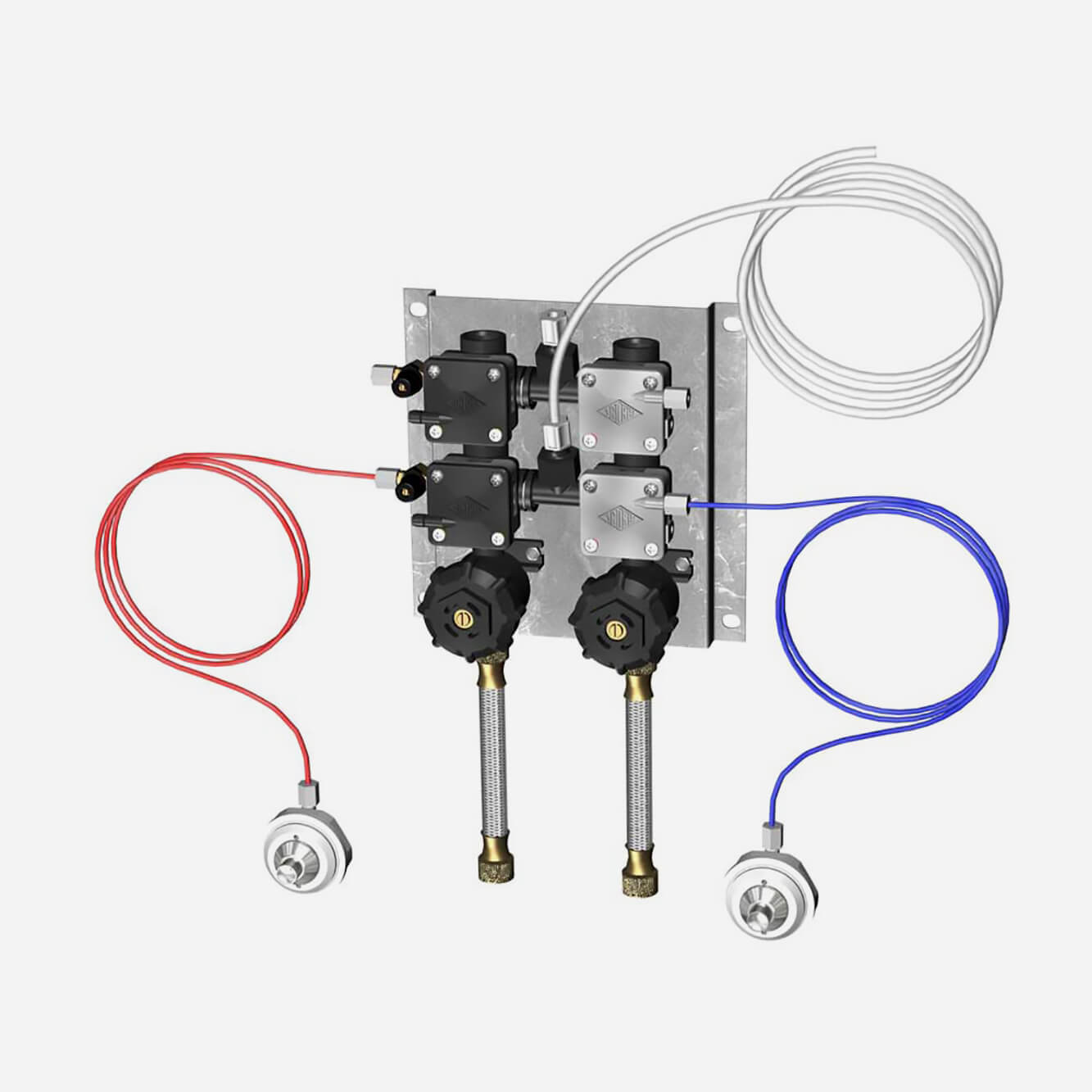 Option: Manifolded Valves, 2 Set