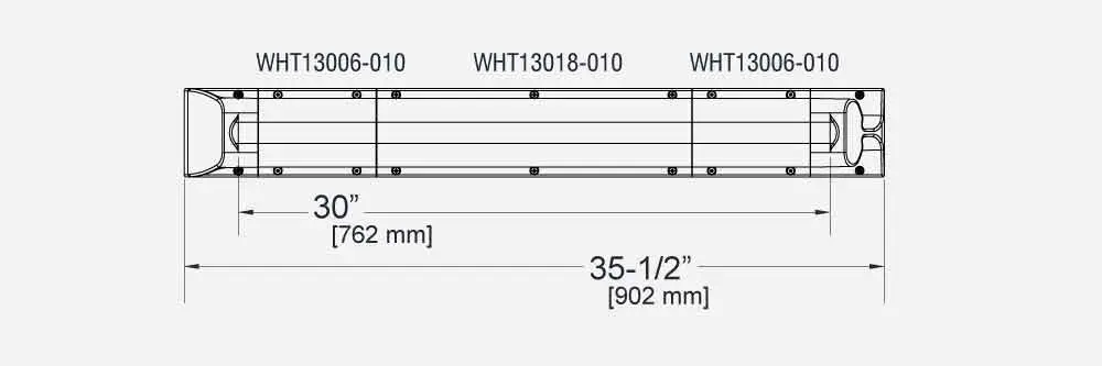Three-User Station/90 Inch Wide