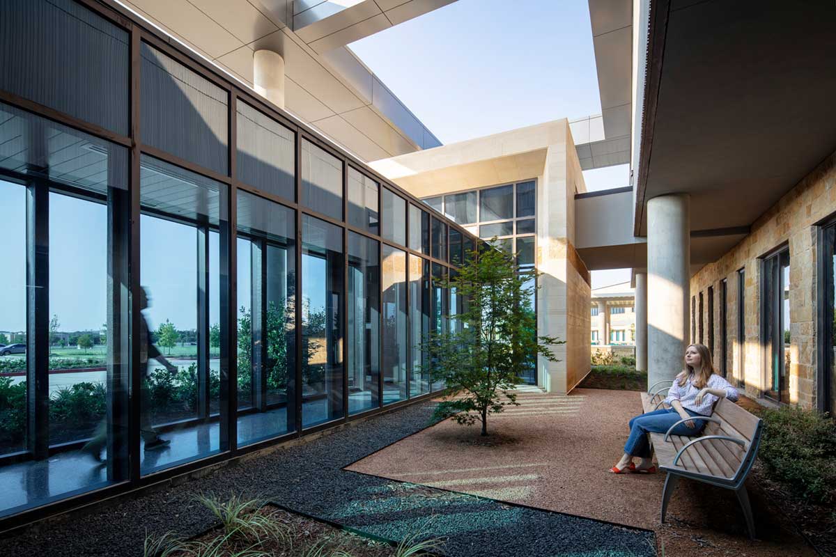 Place of respite for patients and staff