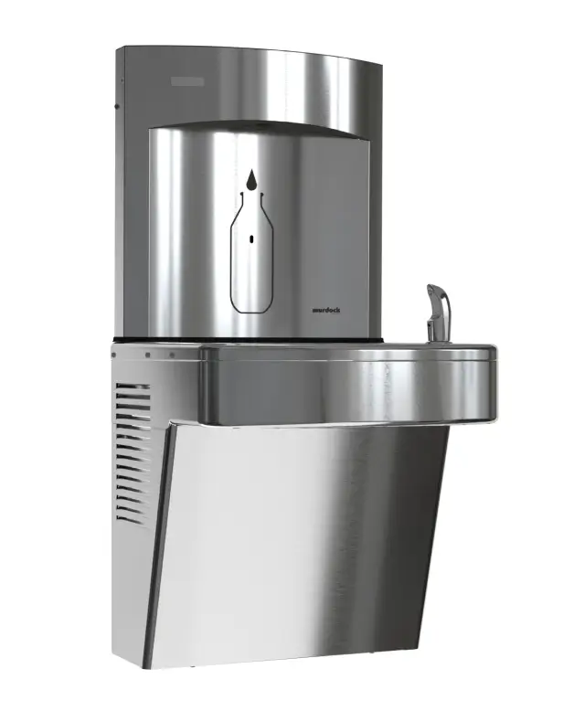 Sleek & Stylish Combination Drinking Fountain with Bottle Filler