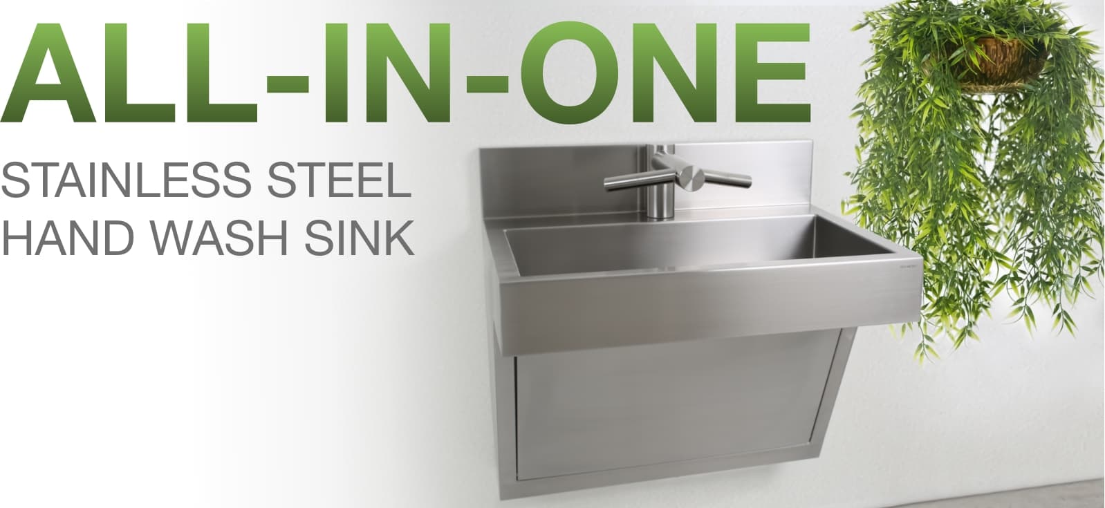 HWS Stainless Steel Trough Sink