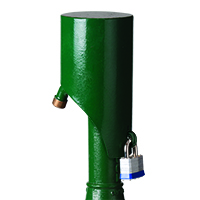 Accessory: Locking Cap, Cast Iron Post Hydrants