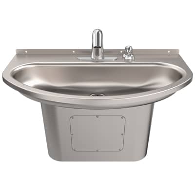 Model ELPS1 One-Station Ellipse™ Wall-Mounted Hand Wash Basin