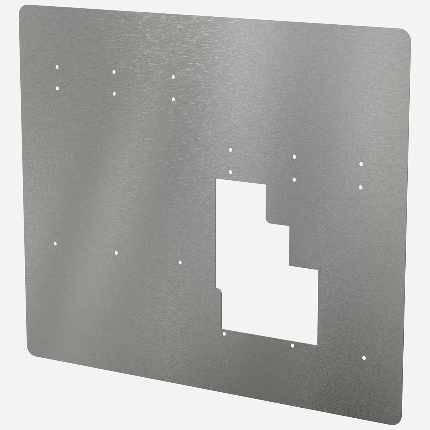 Accessory: Wall Panel for Wall Mounted ADA Universal Bi-Level Handicap Fountain/Cooler - Orientation Right Unit Low