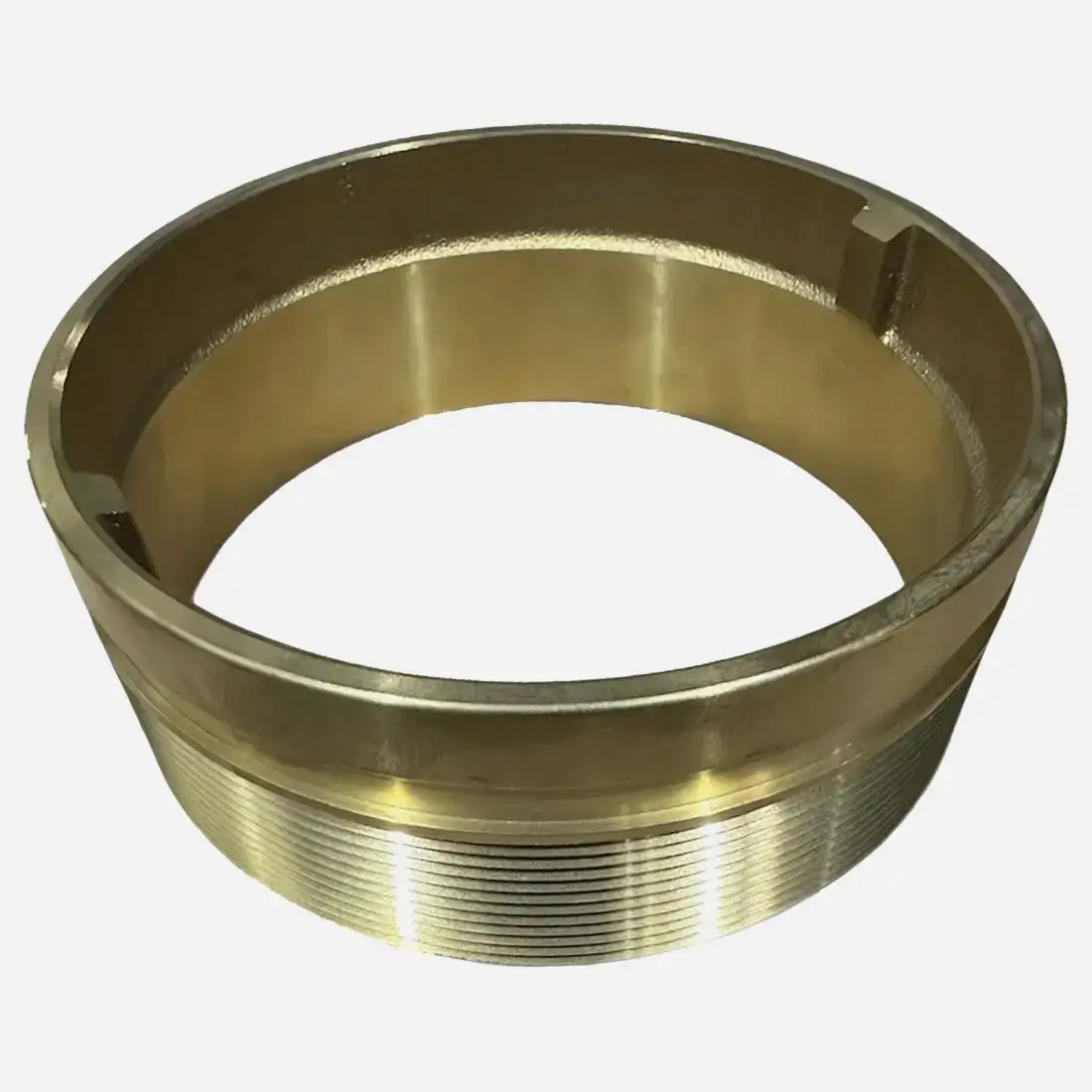 Grooved Brass Adapter