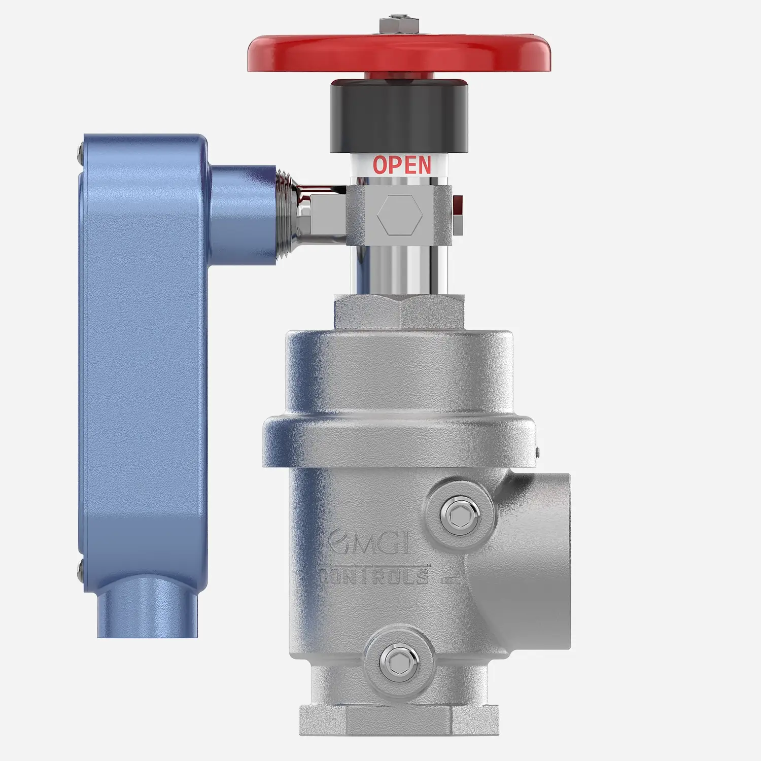 5455-CR Angled Valve Image - direct side view