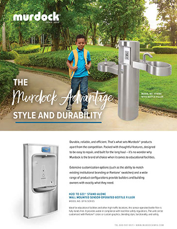 Drinking Fountains, Bottle Fillers, and More for Educational Facilities