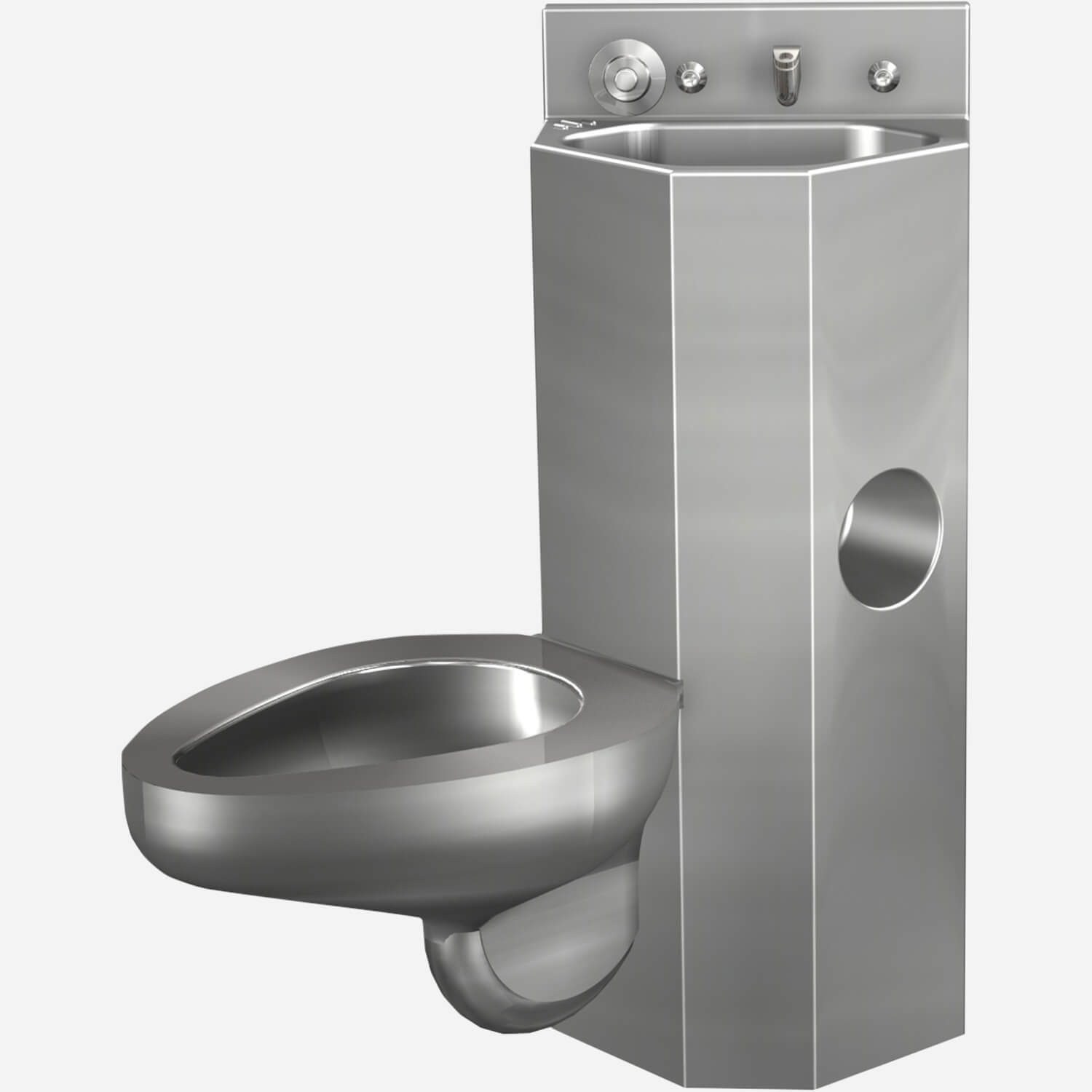 Option: Angled Left Toilet Configuration for Toilet-Lav Comby