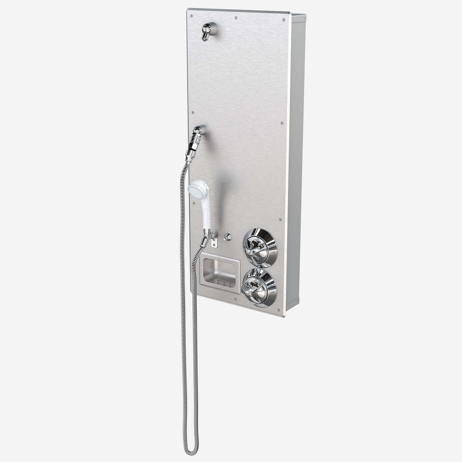 Penal-Pak Front Access Wall Shower - CBC (Calif Title 24) and ADA Compliant