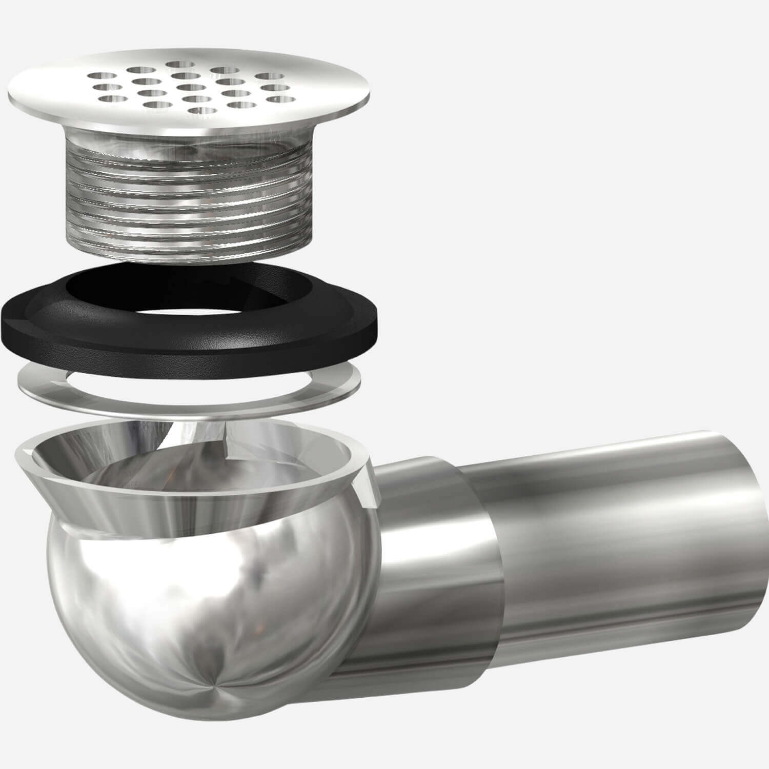 Option: Grid Strainer and Close Elbow