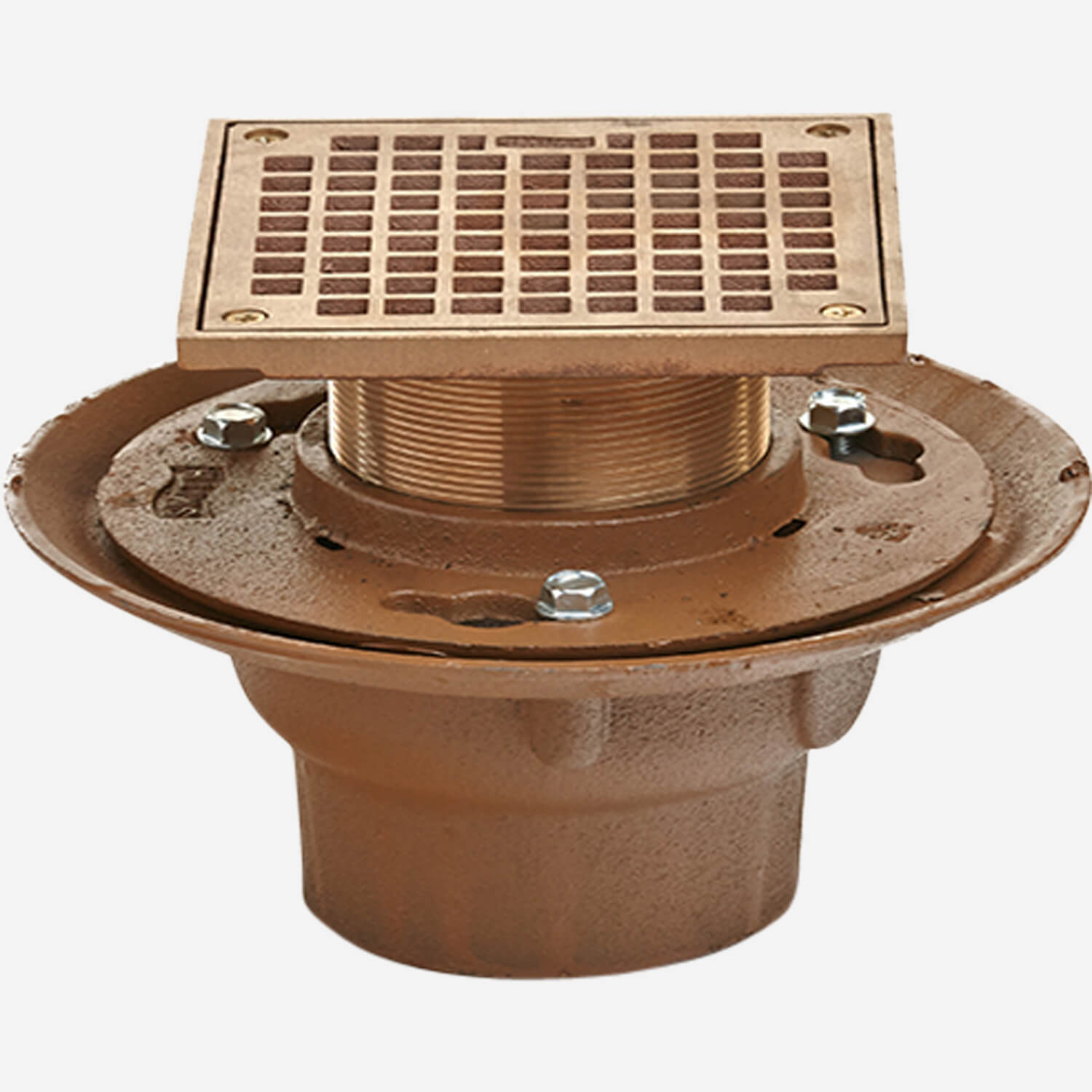 Commercial Floor Drain with Adjustable Strainer Head