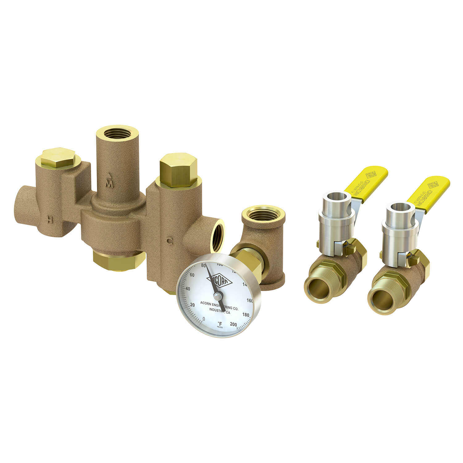 1/2" x 1/2" Emergency Thermostatic Mixing Valve