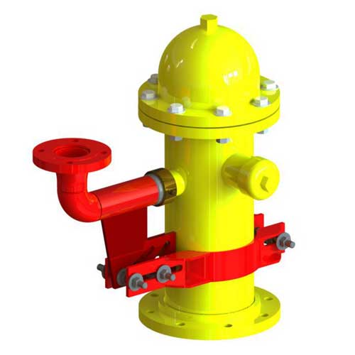 FP3530 Series - Fire Hydrant Mount with Flange Outlet