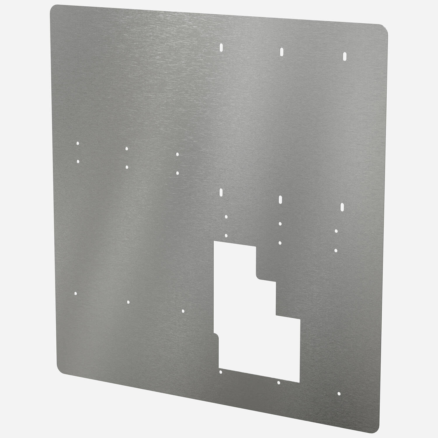 Accessory: Wall Panel for Wall Mounted ADA Universal Bi-Level Handicap Fountain/Cooler with Bottle Filler- Orientation Right Unit Low