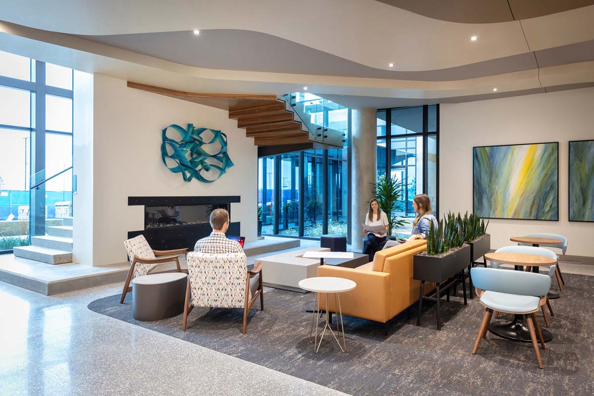 Social area for patients and family