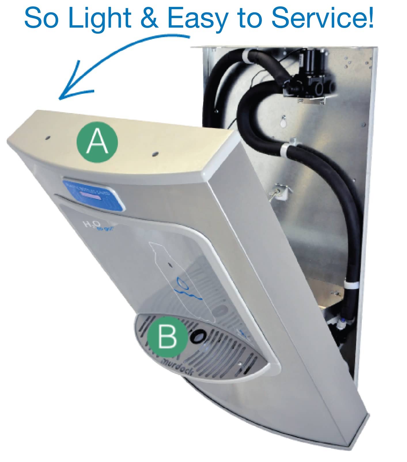 Easy-to-Service Water Bottle Filling Station