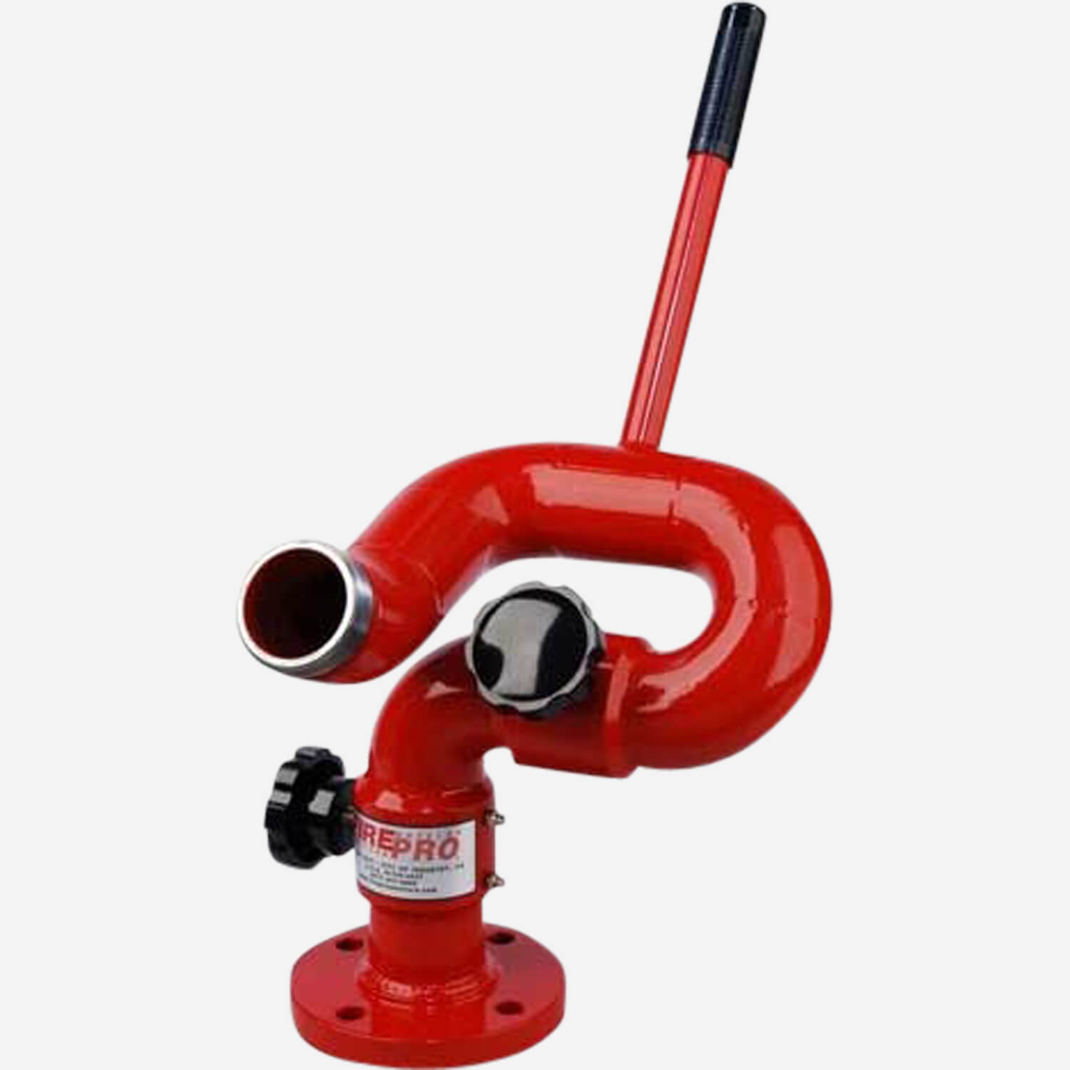 Single-Waterway Fire Monitor - Stainless Steel