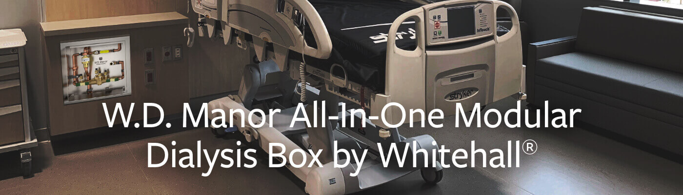 W.D. Manor All-in-One Modular Dialysis Box / Dialysis Equipment Box banner