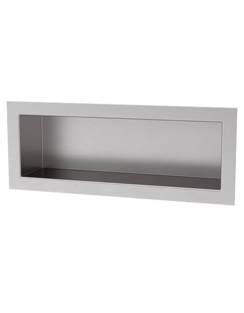 Recessed Stainless Steel Shelf