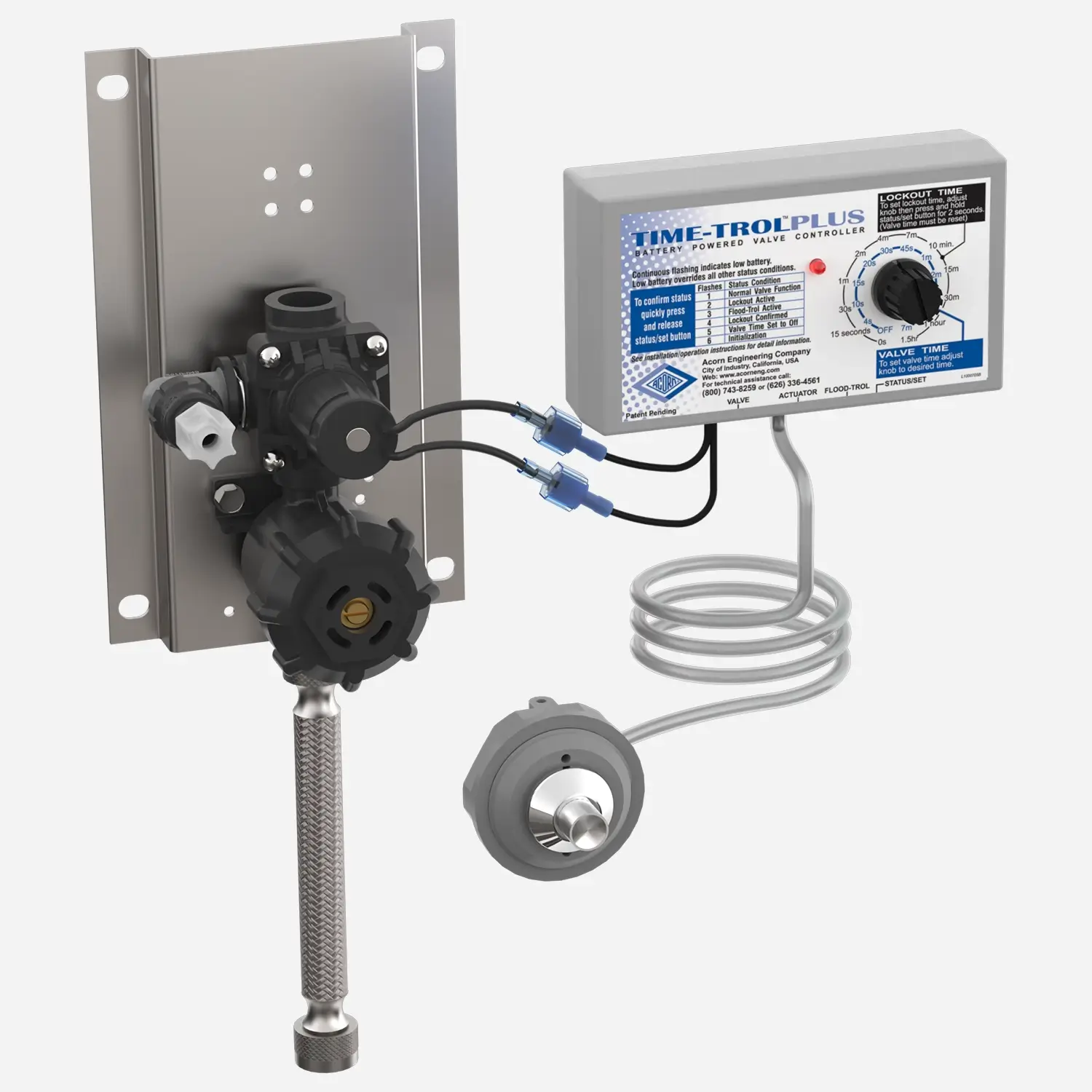Single Temperature Time-Trol® Plus Retrofit Valve Kit - Battery Powered