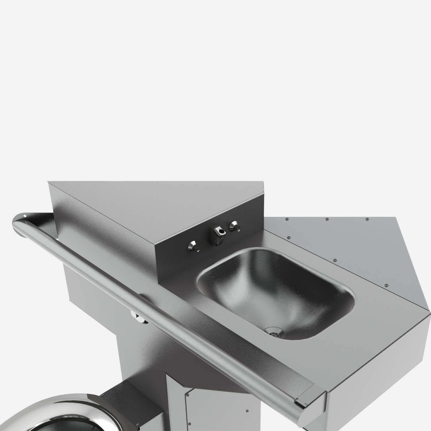 Option: Grab Bar & Lavy Closure Plate For 1432