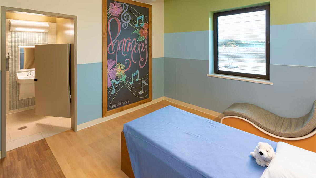 Patient Room at Meriter Hospital in Madison, Wis.