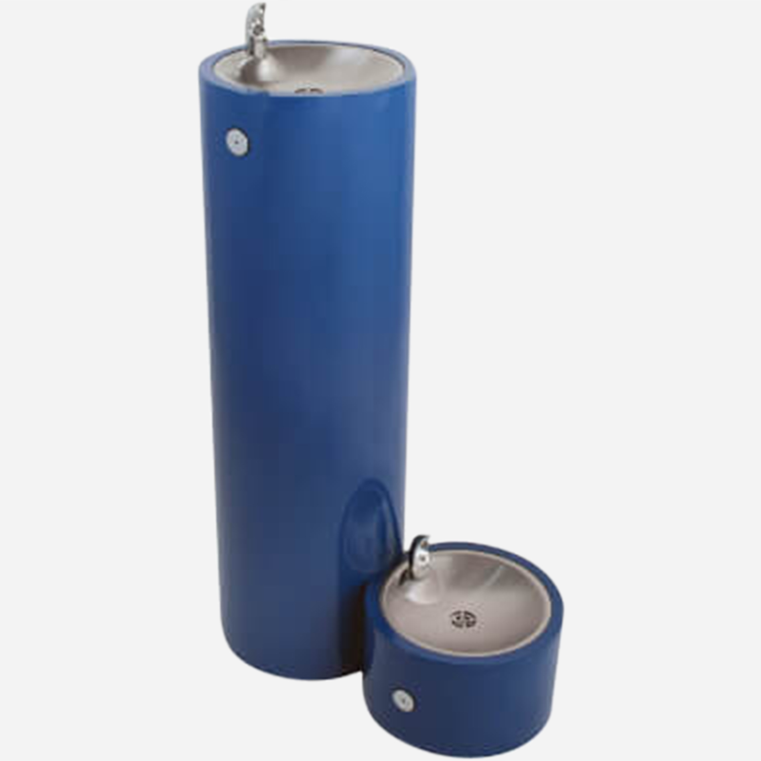 Model-GRF35-PF Round Stainless Steel Pedestal Drinking Fountain, Pet Fountain