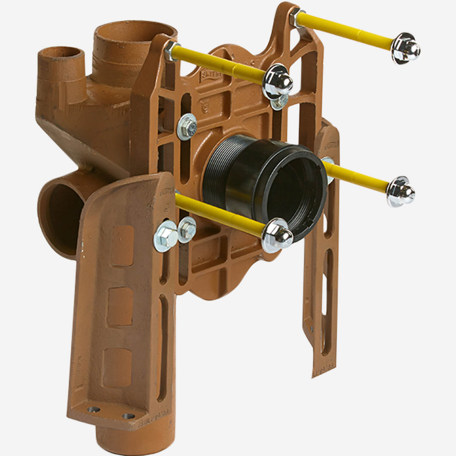 Vertical Fittings with Side Inlets, Deep Rough-In Type