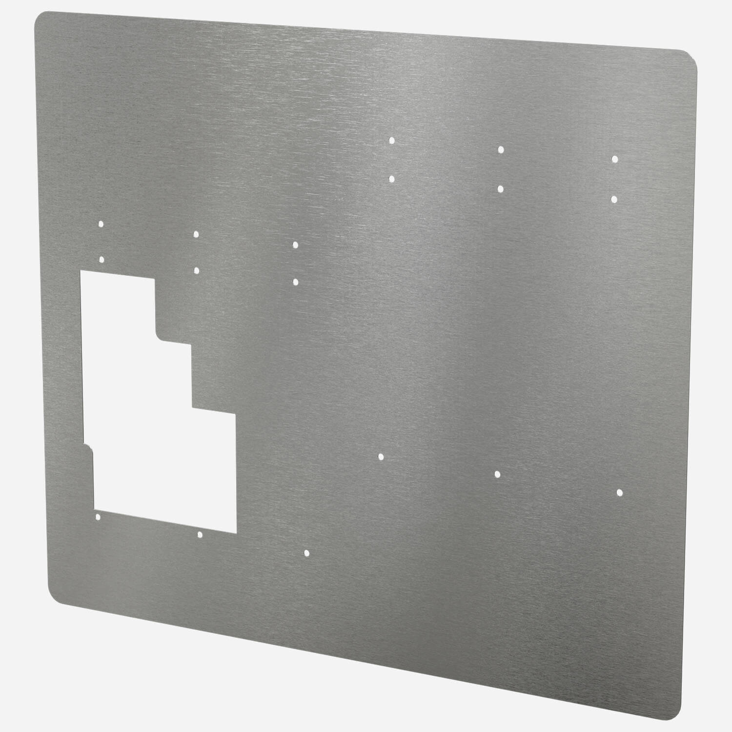 Accessory: Wall Panel for Wall Mounted ADA Universal Bi-Level Handicap Fountain/Cooler - Orientation Left Unit Low