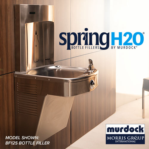 Introducing the SpringH2O® Curved Stainless Steel Bottle Filler