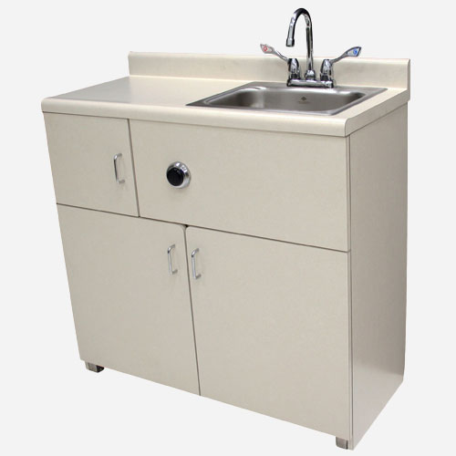 Care-Ware Swivette Patient Care Unit with Concealed Pivoting Toilet