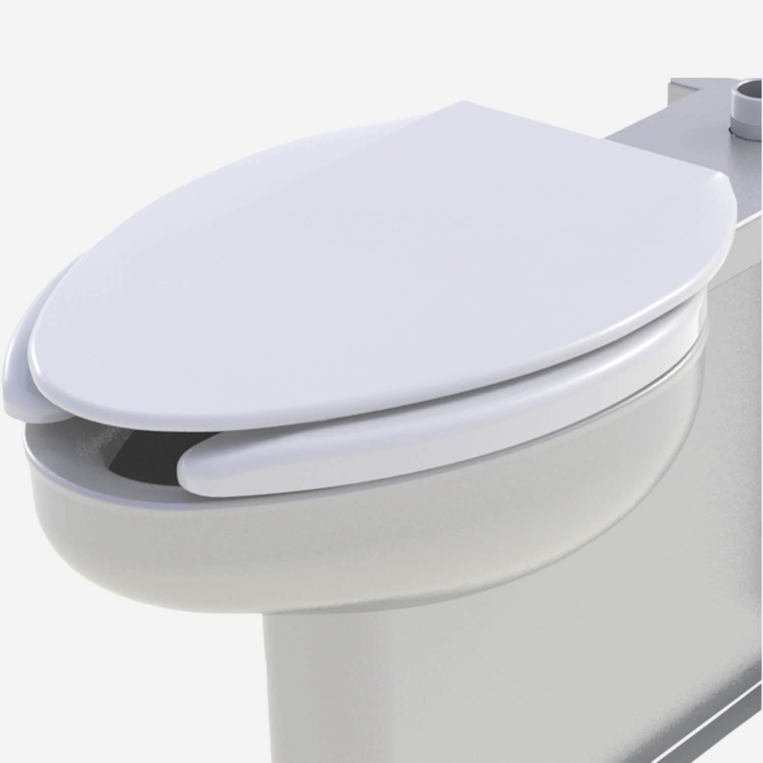 Option: Hinged Seat Open Front with Cover