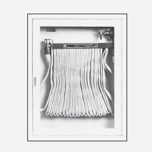 Cabinet for Rack with 100 Ft Fire Hose [34 H x 26 W inches]