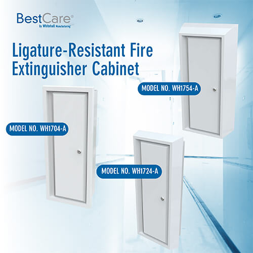 Whitehall Adds New Ligature-Resistant Fire Extinguisher Cabinets to BestCare® Line