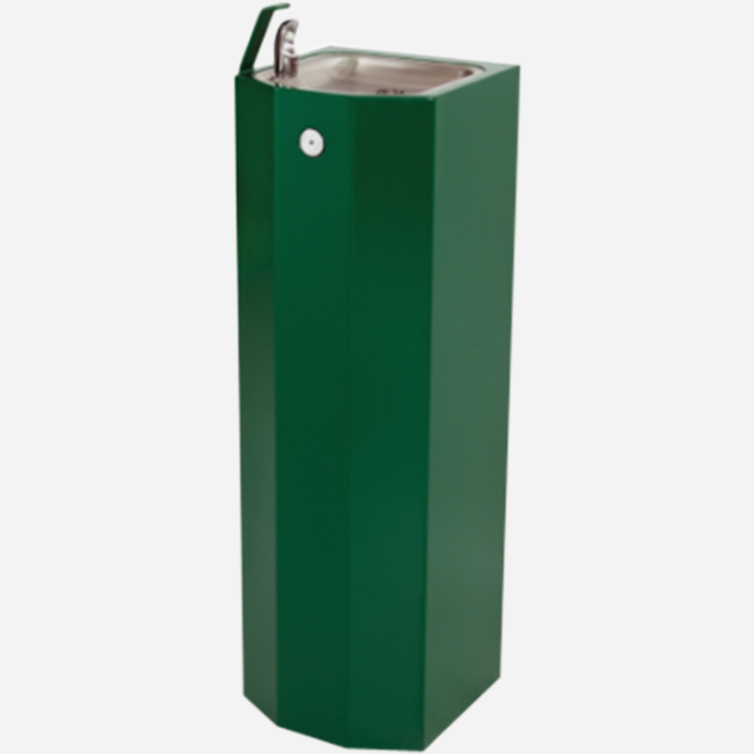 Model GSF55 Square Stainless Steel Pedestal Drinking Fountain